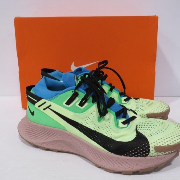 Nike Athletic Shoes - Green, Blue, Black